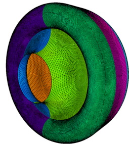 A picture containing green, purple, sitting, large

Description automatically generated